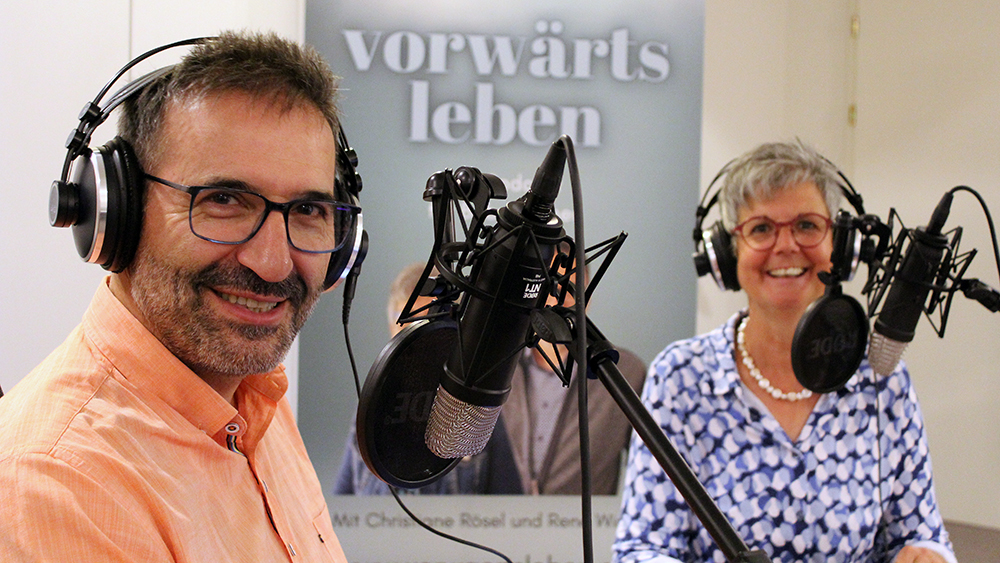 Christiane Rösel und René Winkler vom Podcast Vorwärtsleben